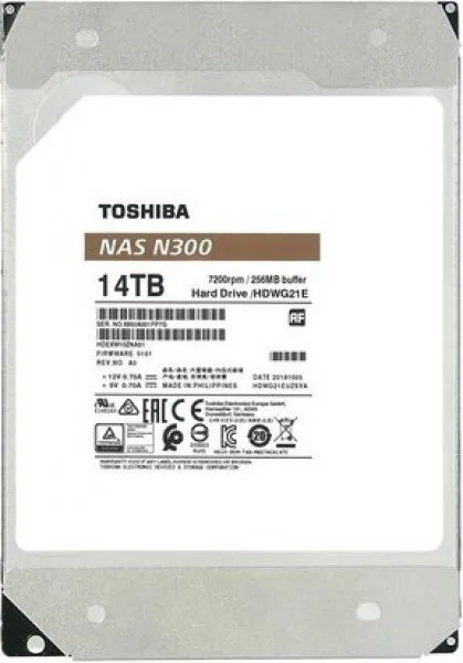 Toshiba NAS N300 14 TB (HDEXW10ZNA51F) HDD
