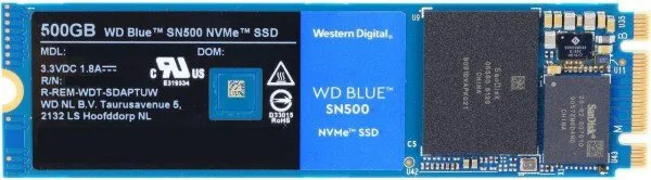 WD Blue SN500 NVMe 500 GB (WDS500G1B0C) SSD