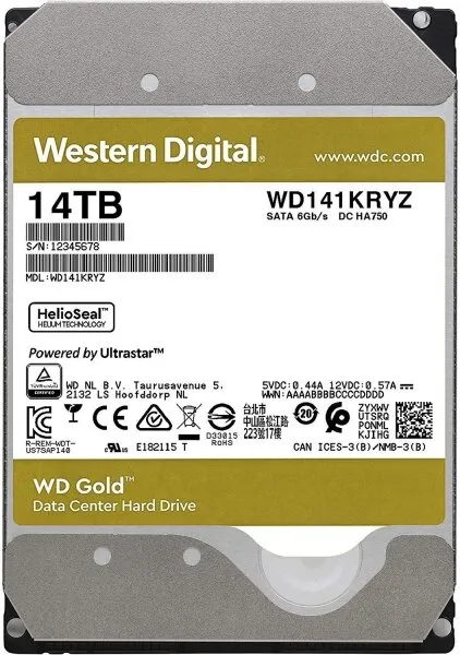 WD Gold 14 TB (WD141KRYZ) HDD