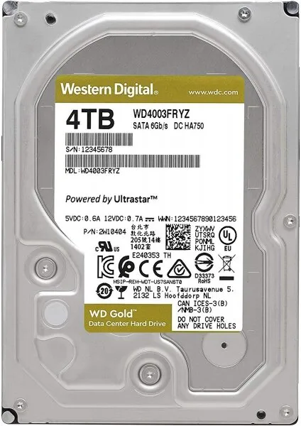 WD Gold (WD4003FRYZ) HDD