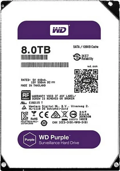 WD Purple 8 TB (WD80PURZ) HDD