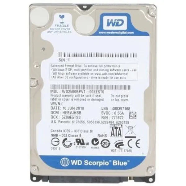 WD Scorpio Blue (WD3200BEVT) HDD