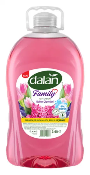 Dalan Family Bahar Çiçekleri Sıvı Sabun 3.6 lt Sabun