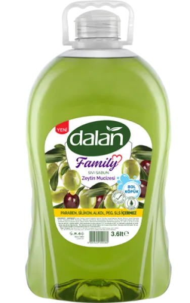 Dalan Family Zeytin Mucizesi Sıvı Sabun 3.6 lt Sabun