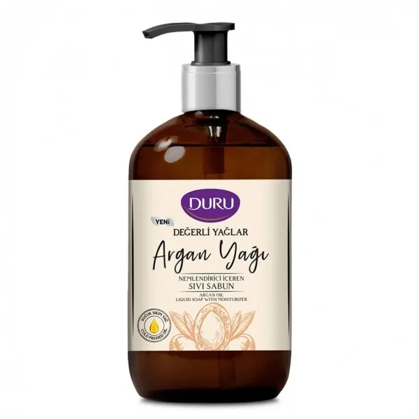 Duru Değerli Yağlar Nemlendiricili Argan Yağı Sıvı Sabun 500 ml Sabun