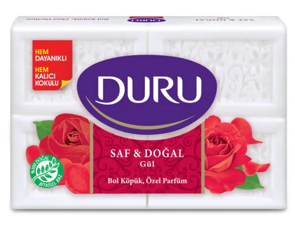 Duru Saf & Doğal Gül Kalıp Sabun 600 gr Sabun