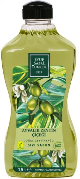 Eyüp Sabri Tuncer Ayvalık Zeytin Çiçeği Doğal Zeytinyağlı Sıvı Sabun 1.5 lt Sabun