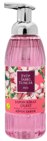 Eyüp Sabri Tuncer Japon Kiraz Çiçeği Doğal Zeytinyağlı Köpük Sabun 500 ml Sabun