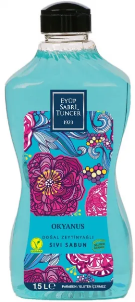 Eyüp Sabri Tuncer Okyanus Doğal Zeytinyağlı Sıvı Sabun 1.5 lt Sabun
