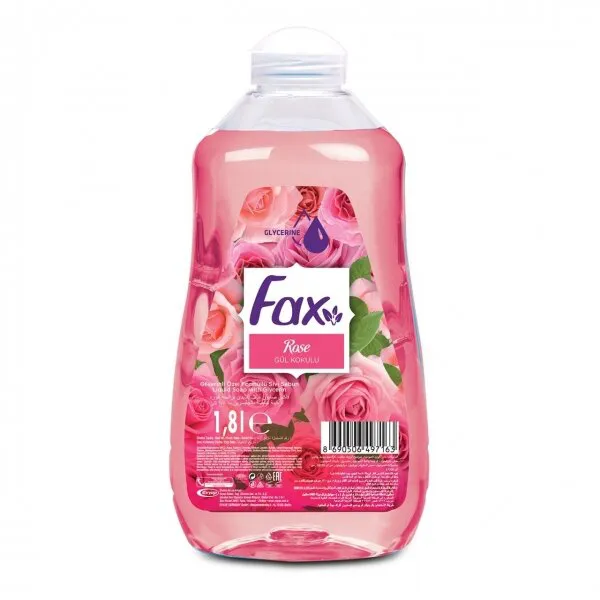 Fax Gül Kokulu Sıvı Sabun 1.8 lt 1800 gr/ml Sabun