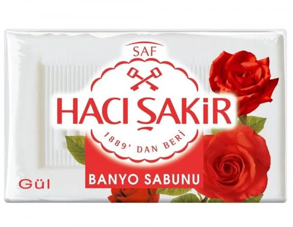 Hacı Şakir Gül Banyo Sabunu 150 gr Sabun