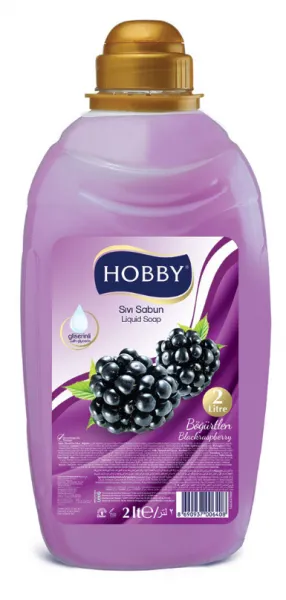 Hobby Böğürtlen Sıvı Sabun 2 lt 2000 gr/ml Sabun