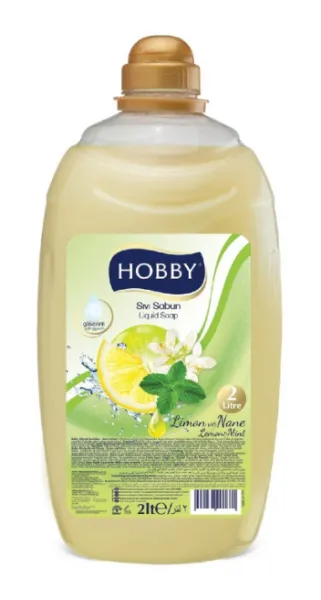 Hobby Limon ve Nane Sıvı Sabun 2 lt 2000 gr/ml Sabun