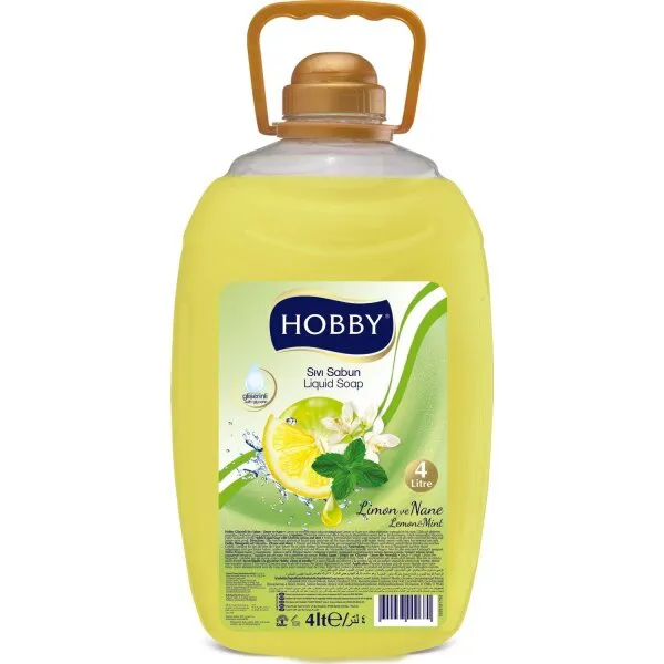 Hobby Limon ve Nane Sıvı Sabun 4 lt 4000 gr/ml Sabun