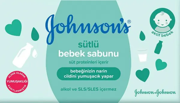 Johnson's Baby Sütlü Bebek Sabunu 100 gr Sabun