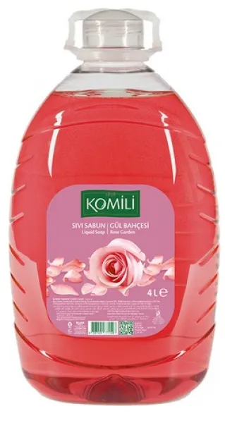 Komili Gül Bahçesi Sıvı Sabun 4 lt Sabun