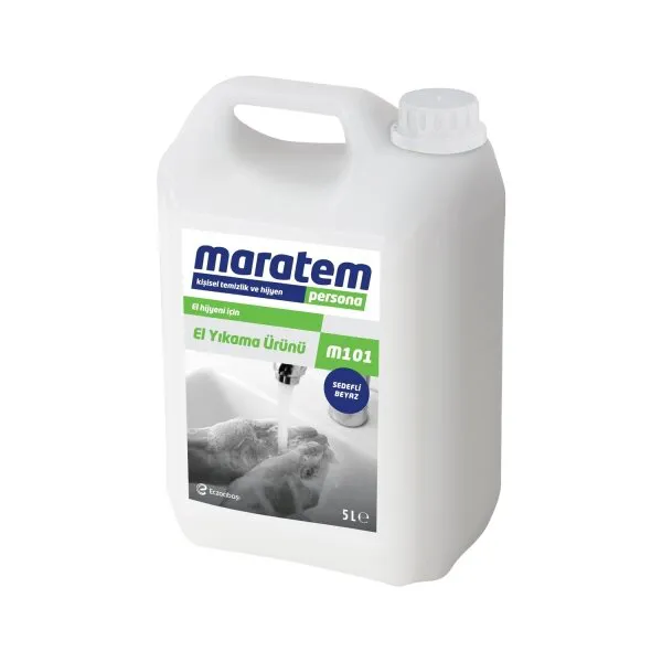 Maratem M101 Sedefli Beyaz Sıvı Sabun 5 lt Sabun