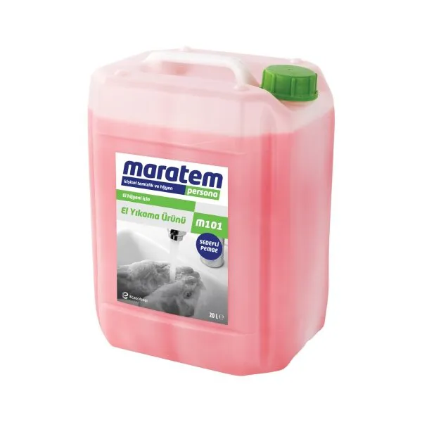 Maratem M101 Sedefli Pembe Sıvı Sabun 20 lt Sabun