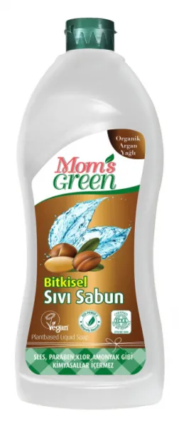 Mom's Green Organik Argan Yağlı Sıvı Sabun 1 lt Sabun