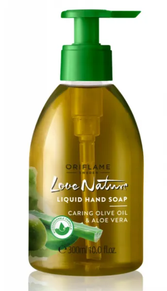 Oriflame Love Nature Zeytinyağı ve Aloe Vera Özlü Sıvı Sabun 300 ml Sabun