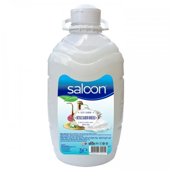 Saloon Beyaz Sabun Kokulu Sıvı Sabun 2 lt 2000 gr/ml Sabun