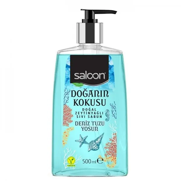 Saloon Deniz Tuzu & Yosun Sıvı Sabun 500 ml Sabun