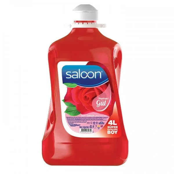 Saloon Gül Sıvı Sabun 4 lt Sabun