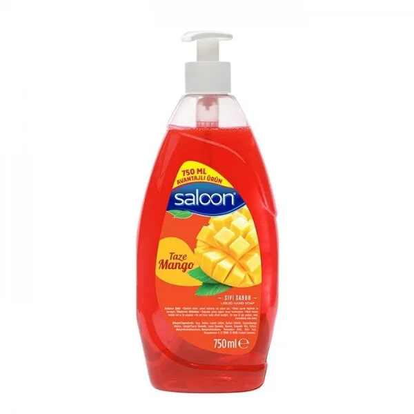 Saloon Taze Mango Sıvı Sabun 750 ml 500 gr/ml Sabun