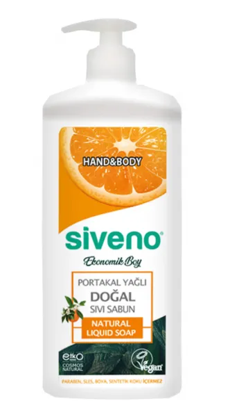 Siveno Portakal Yağlı Doğal Sıvı Sabun 1 lt Sabun