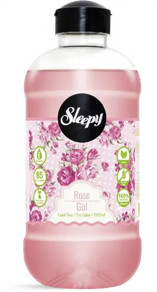 Sleepy Gül Sıvı Sabun 1500 ml Sabun