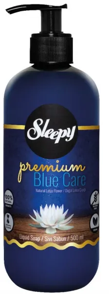 Sleepy Premium Blue Care Doğal Lotus Çiçeği Sıvı Sabun 500 ml Sabun