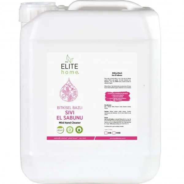The Elite Home Bitkisel Bazlı Sıvı Sabun 5 kg Sabun