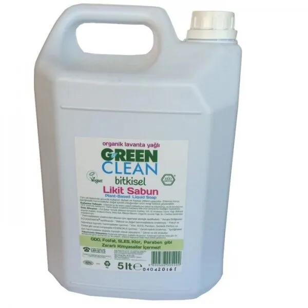U Green Clean Organik Lavanta Yağlı Sıvı Sabun 5 Lt Sabun