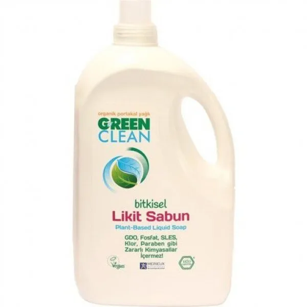 U Green Clean Organik Portakal Yağlı Sıvı Sabun 2750 ml Sabun