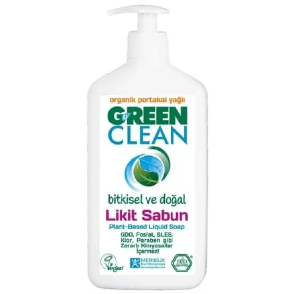 U Green Clean Organik Portakal Yağlı Sıvı Sabun 500 ml Sabun