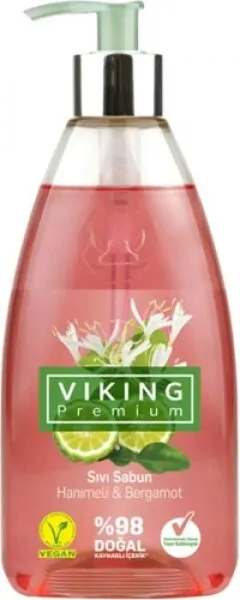 Viking Premium Hanımeli & Bergamot Sıvı Sabun 500 ml Sabun