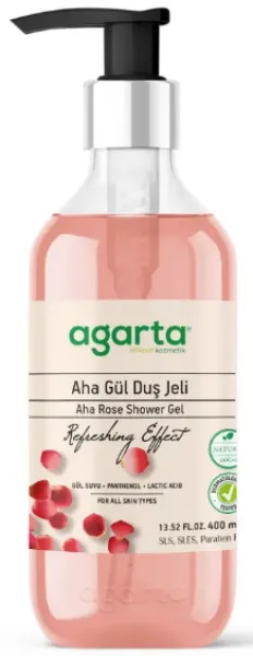Agarta Doğal Aha Gül 400 ml Vücut Şampuanı
