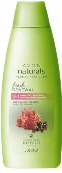 Avon Naturals Herbal Frenk Ãzümü ve Kırmızı Yoncalı 700 ml 2'si 1 Arada