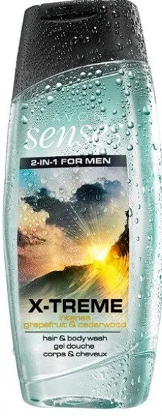 Avon Senses X-Treme 250 ml Şampuan / Vücut Şampuanı