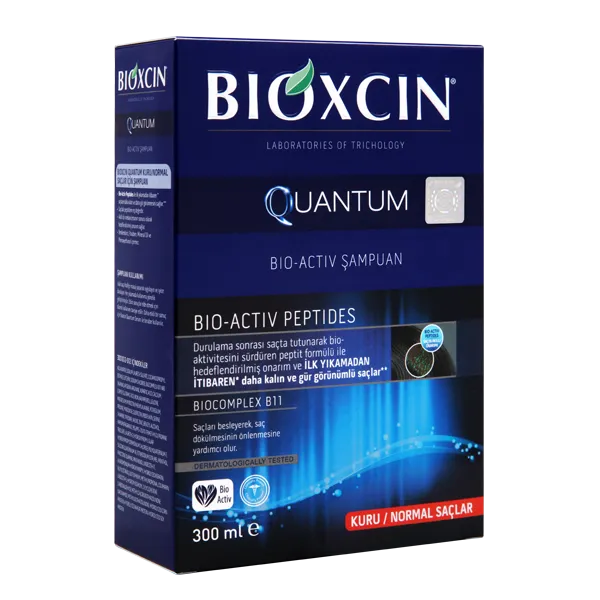 Bioxcin Quantum Kuru ve Normal Saçlar 300 ml Şampuan