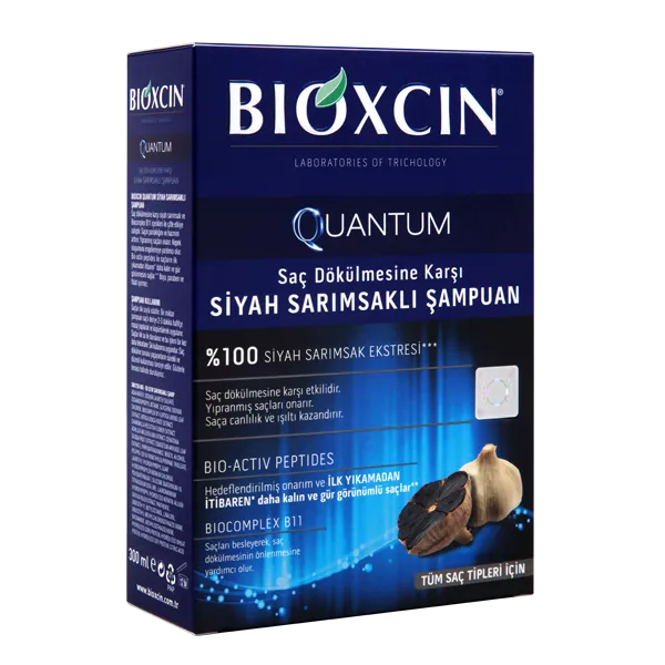 Bioxcin Quantum Siyah Sarımsaklı 300 ml Şampuan