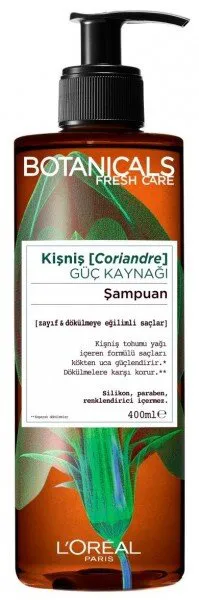 Botanicals Fresh Care Kişniş Güç Kaynağı 400 ml Şampuan
