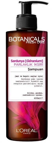 Botanicals Fresh Care Sardunya Parlaklık İksiri 400 ml Şampuan