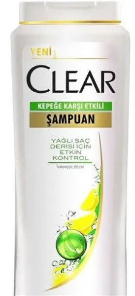 Clear Yağlı Saç Derisi 550 ml Şampuan