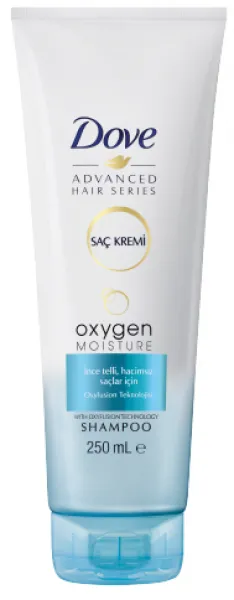 Dove Advanced Hair Series Oxygen Moisture 250 ml Şampuan