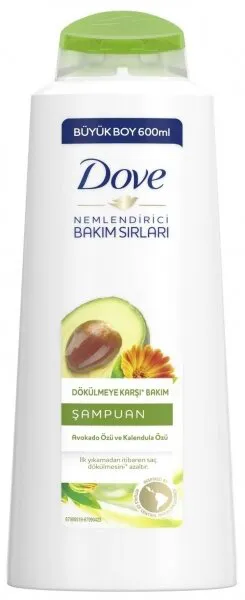 Dove Avakado ve Kalendula Özlü 600 ml Şampuan