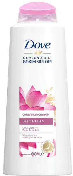 Dove Lotus çiçeği ve Pirinç Suyu 600 ml Şampuan