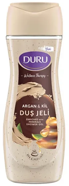 Duru Welness Therapy Argan Yağı ve Kil Duş Jeli 450 ml Vücut Şampuanı