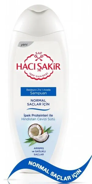 Hacı Şakir 2'si 1 Arada Hindistan Cevizi 500 ml 2'si 1 Arada