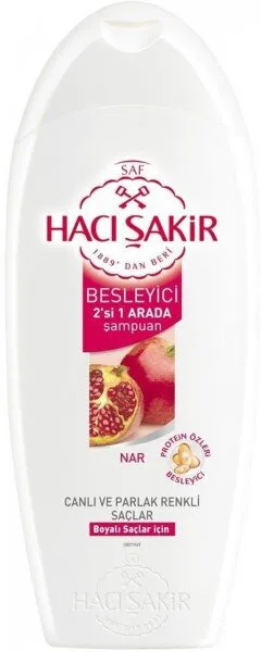 Hacı Şakir 2'si 1 Arada Nar 500 ml Şampuan